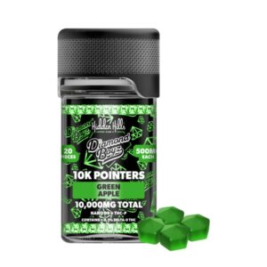 Green Apple | Diamond Boyz 10K Pointers Gummies 10000MG