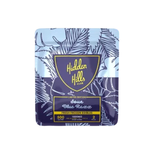 Heady Blend Sour Blue Razz 1000mg Edibles